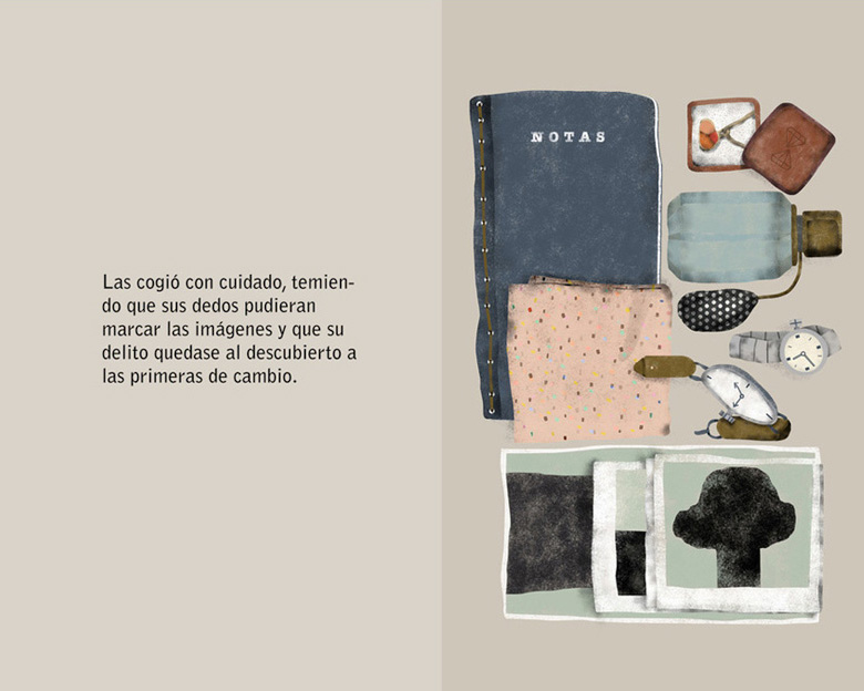 Illustration of a woman personal belongings